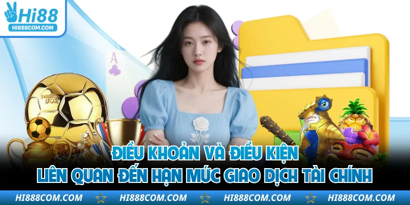Điều khoản và điều kiện liên quan đến hạn mức giao dịch tài chính