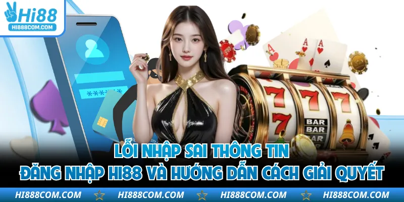 Lỗi nhập sai thông tin đăng nhập HI88 và hướng dẫn cách giải quyết