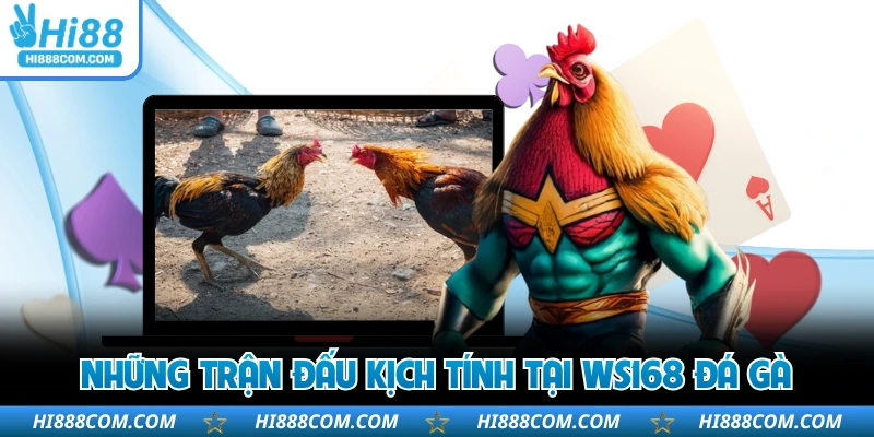 Những trận đấu kịch tính tại WS168 đá gà