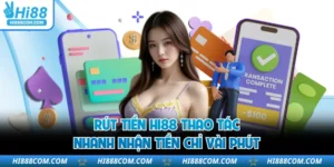 Rút Tiền HI88 Thao Tác Nhanh Nhận Tiền Chỉ Vài Phút