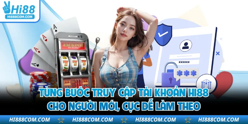 Từng bước truy cập tài khoản HI88 cho người mới, cực dễ làm theo