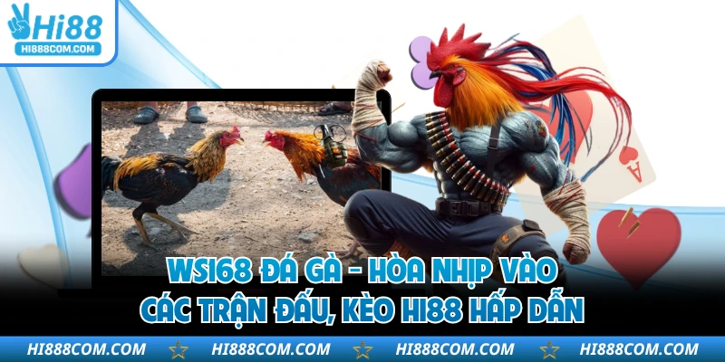WS168 Đá Gà - Hòa Nhịp Vào Các Trận Đấu, Kèo HI88 Hấp Dẫn